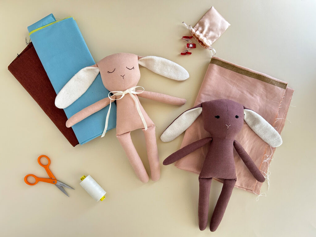 bunny doll sewing pattern